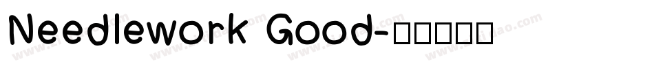 Needlework Good字体转换